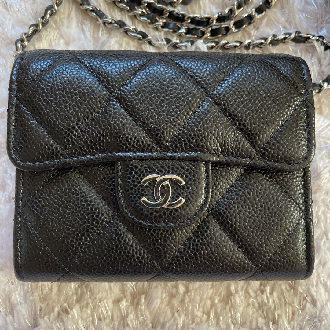 CHANELミニチェーンウォレット正規品