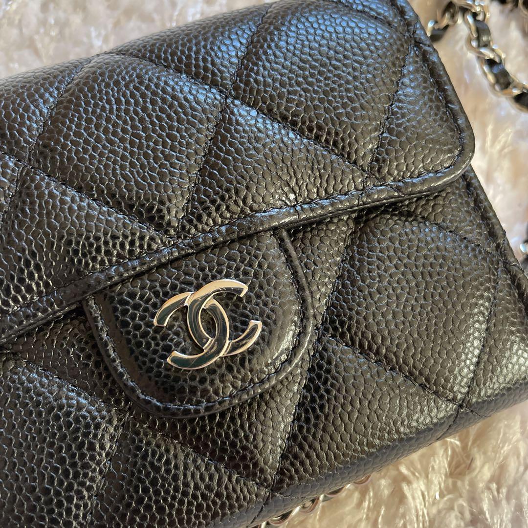 CHANELミニチェーンウォレット正規品