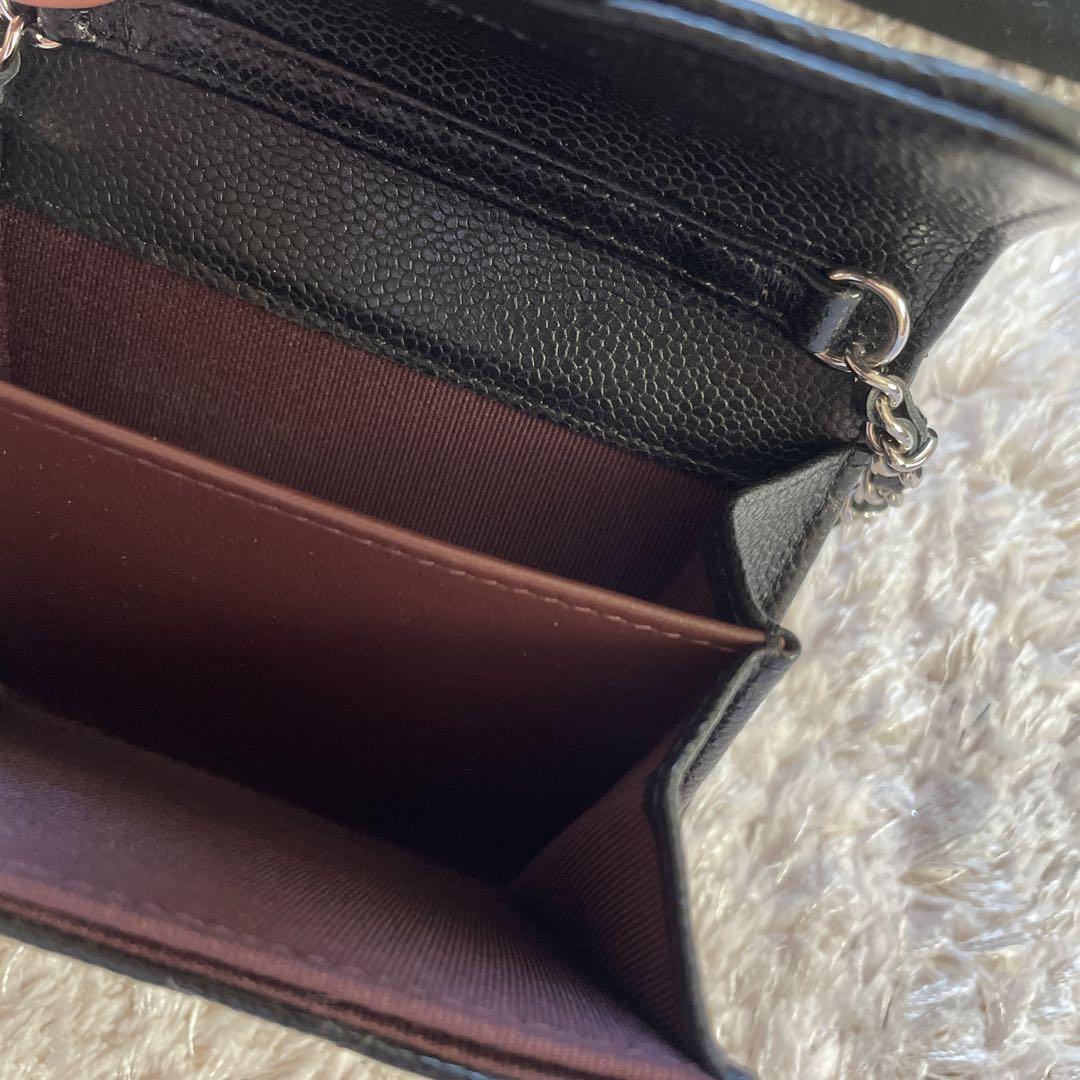 CHANELミニチェーンウォレット正規品
