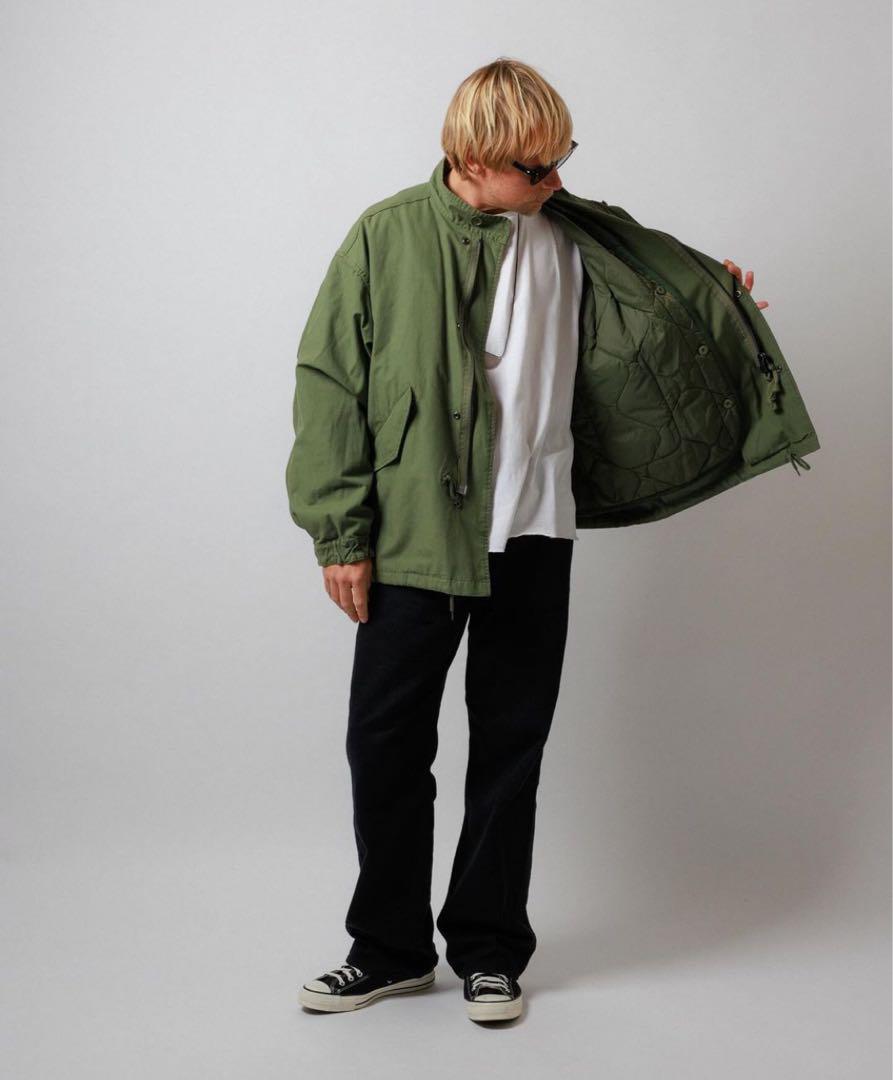 WAX Short M65 3way jacket ブラック