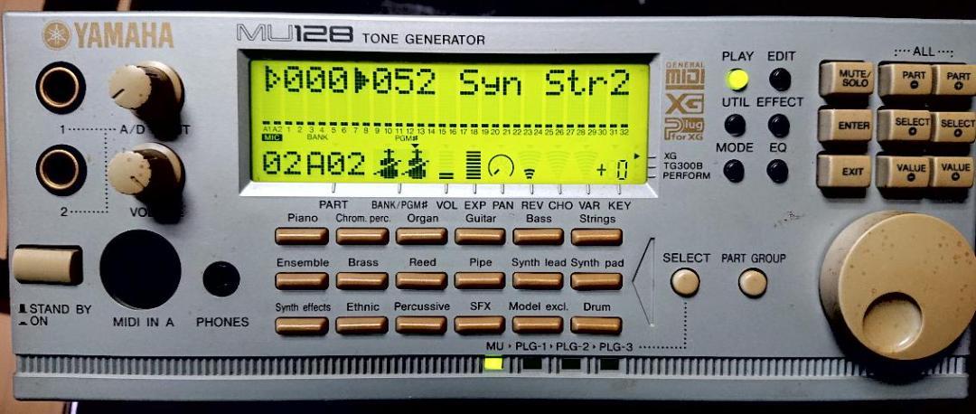 YAMAHA MU128 音源 YAMAHA MU128 音源