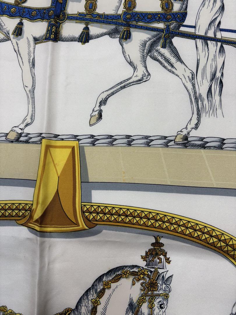 HERMES エルメス カレ90 GRAND APPARAT 盛装の馬 スカーフ