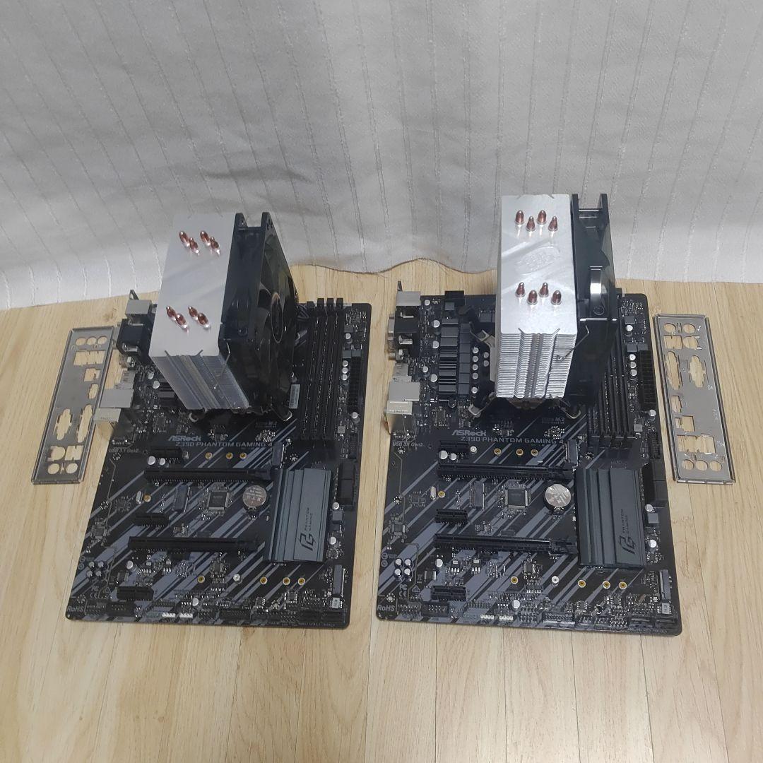 動作確認済み i7 9700KF マザーボード Z390 CPUクーラー付き 画像1