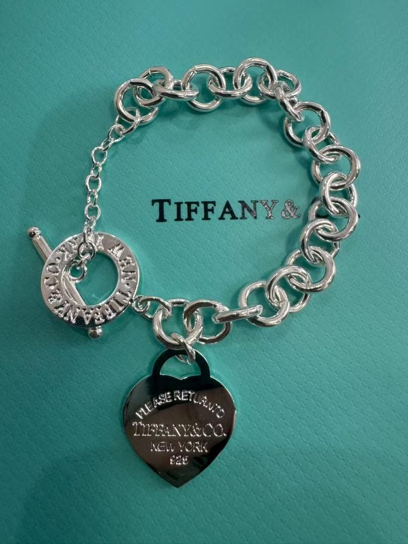 【美品箱付き】 シルバーチェーンブレスレット