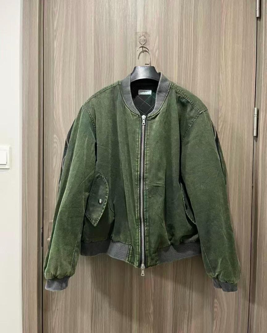 DRIES VAN NOTEN オリーブグリーン ミリタリージャケット L