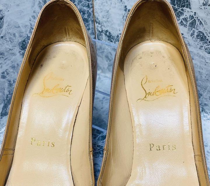 送料無料 Louboutinクリスチャンルブタン ベージュ sZJr4-m49857462332 Christian 新作得価