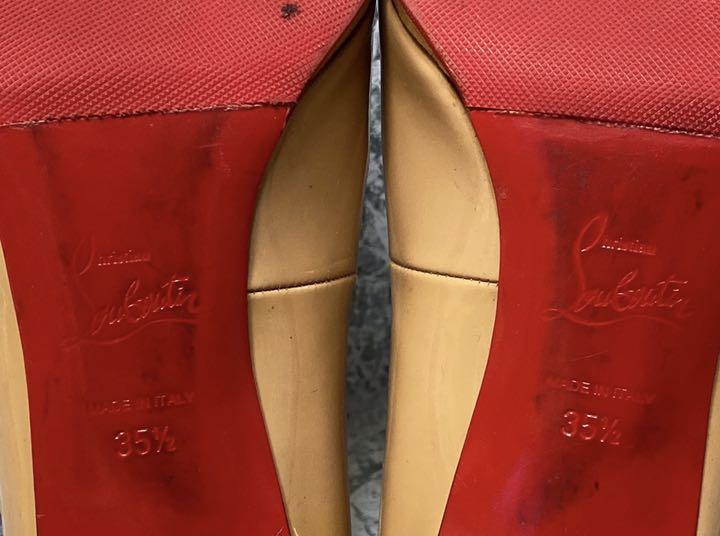 送料無料 Louboutinクリスチャンルブタン ベージュ sZJr4-m49857462332 Christian 新作得価