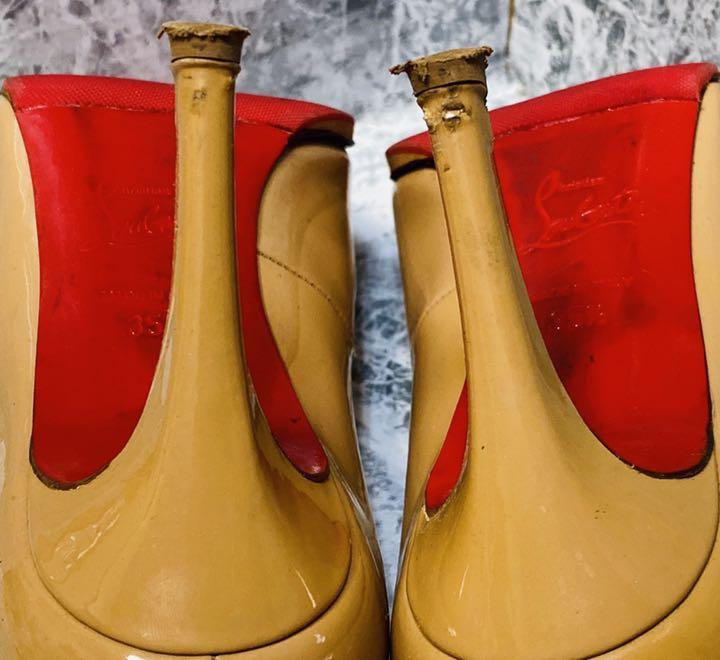 送料無料 Louboutinクリスチャンルブタン ベージュ sZJr4-m49857462332 Christian 新作得価