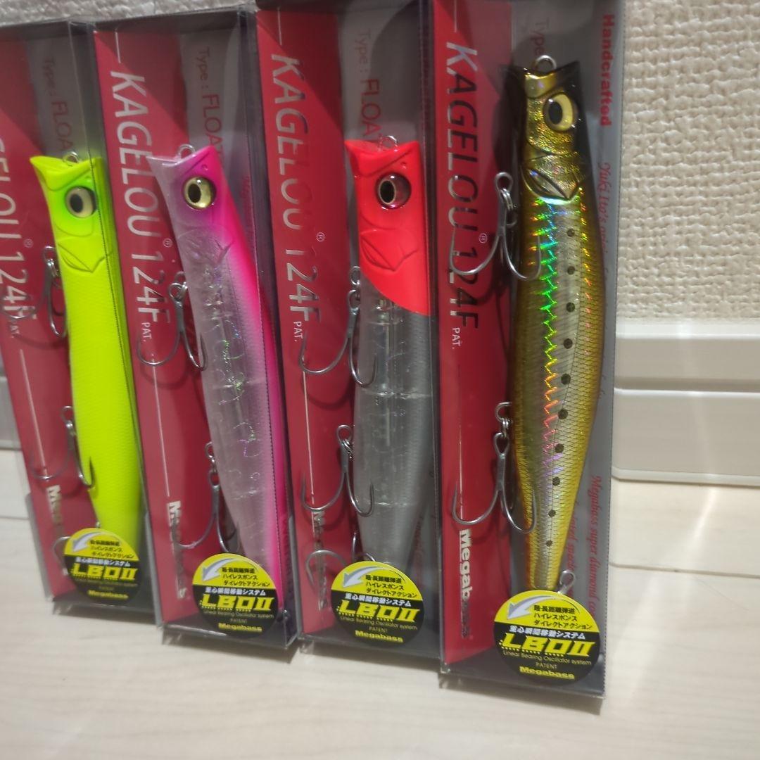 Megabass 　メガバス　カゲロウ　124F　未開封4個　送料無料