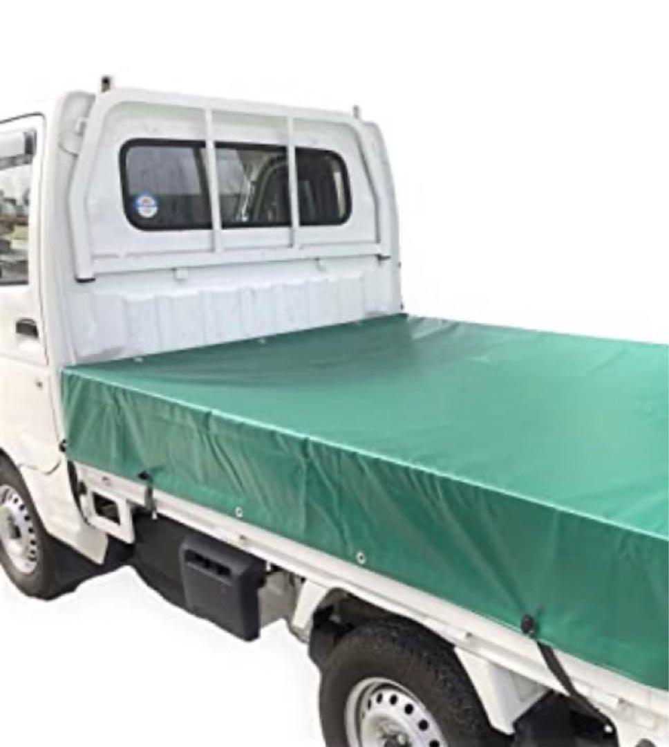 トラック 荷台シートカバー (2.3ｍ×3.5ｍ) 1.5t車対応 (グリーン)