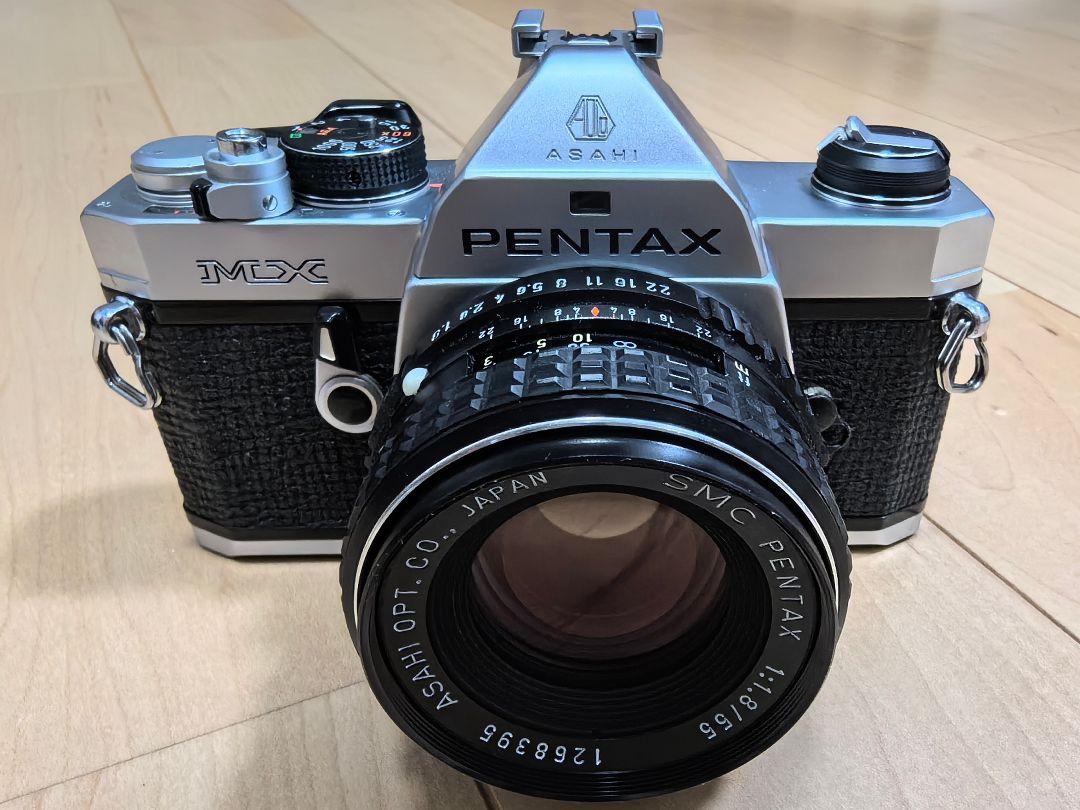 ペンタックス Pentax MX 55/1.8付き