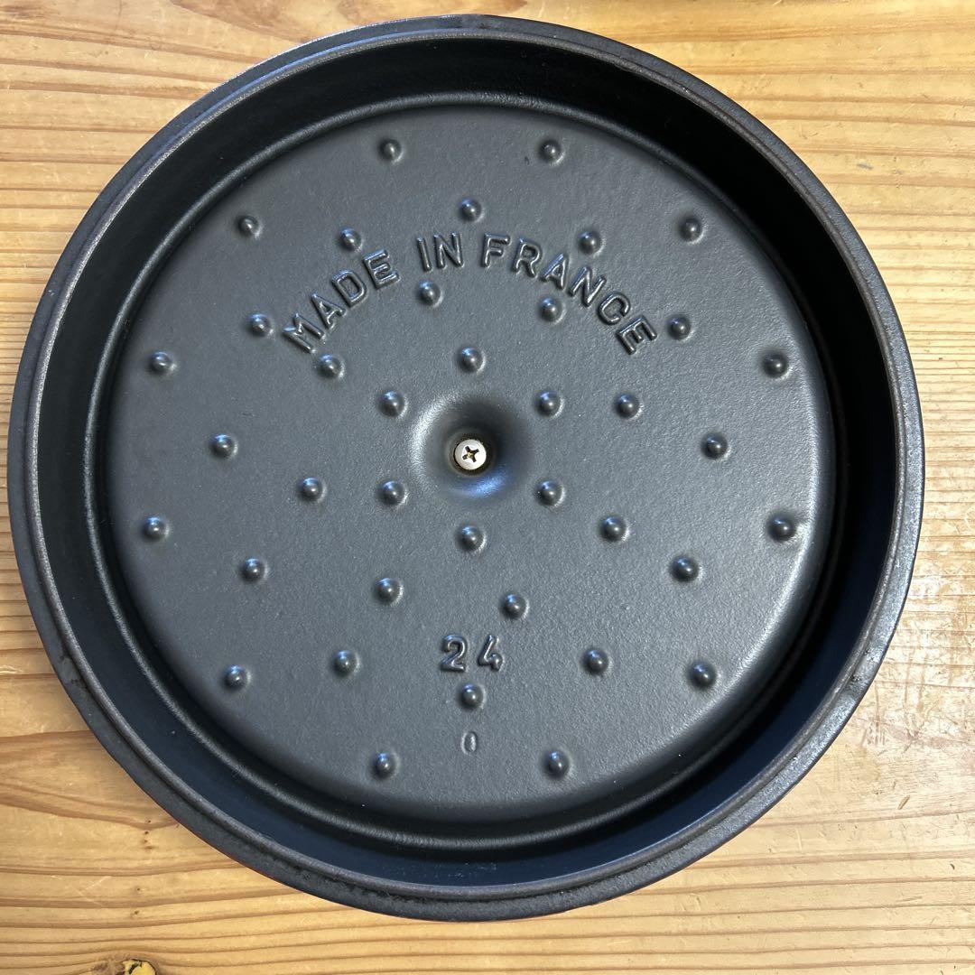 STAUB ストウブ 両手鍋 24cm レッド 赤
