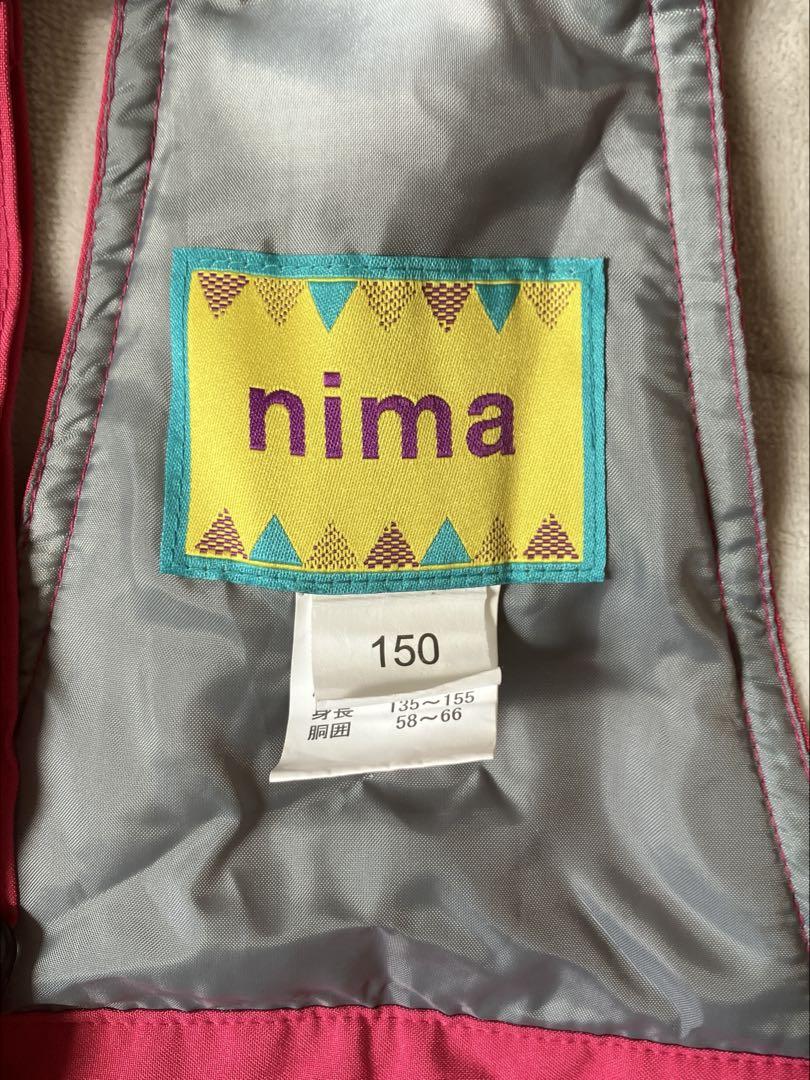nima ニーマ　スキーウェア　スノボ　キッズ　女の子　155 カラフルドット