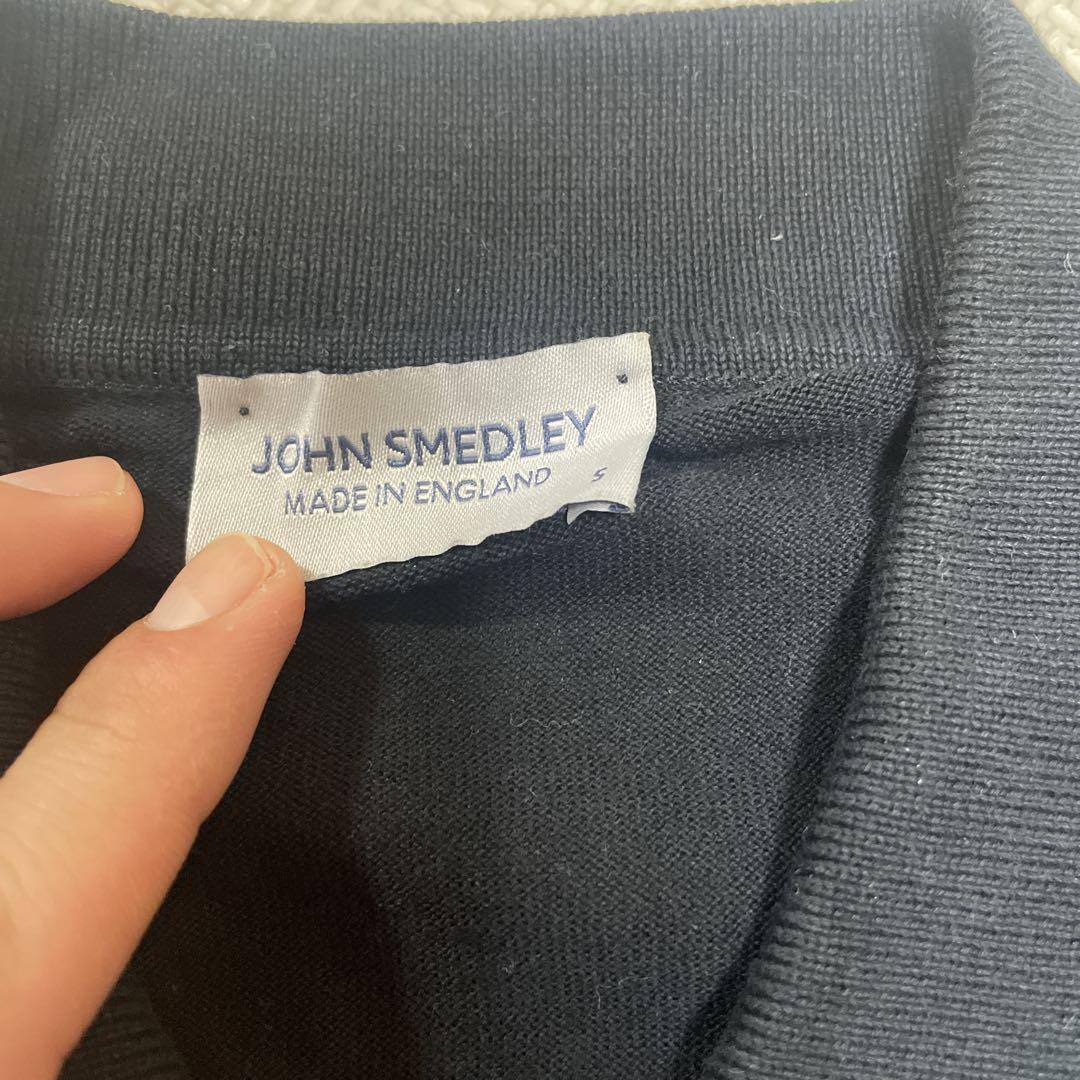 JOHN SMEDLEY ブラック ポロシャツ