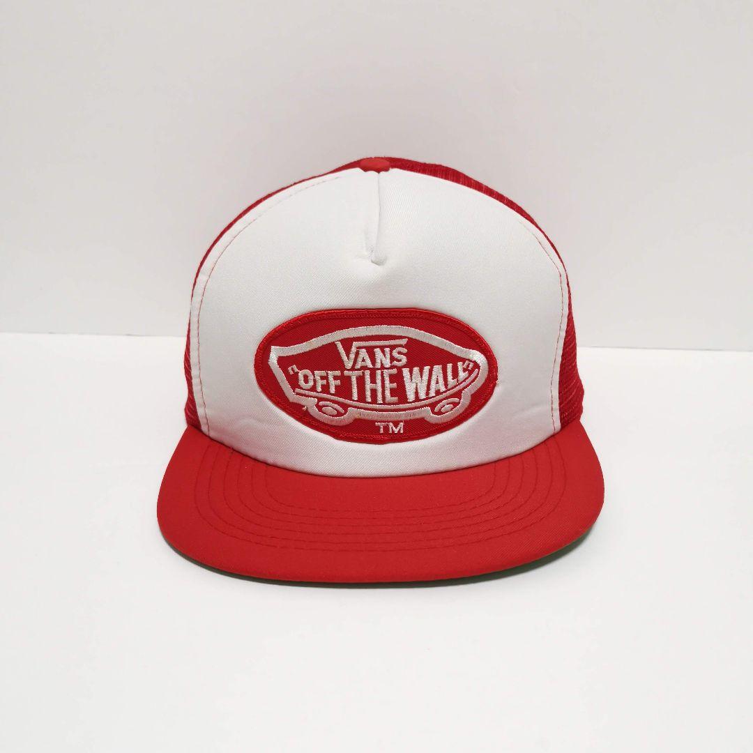80s バンズ VANS メッシュ CAP キャップ VINTAGE USA 赤 80s バンズ VANS メッシュ CAP キャップ VINTAGE USA 赤 - メルカリ