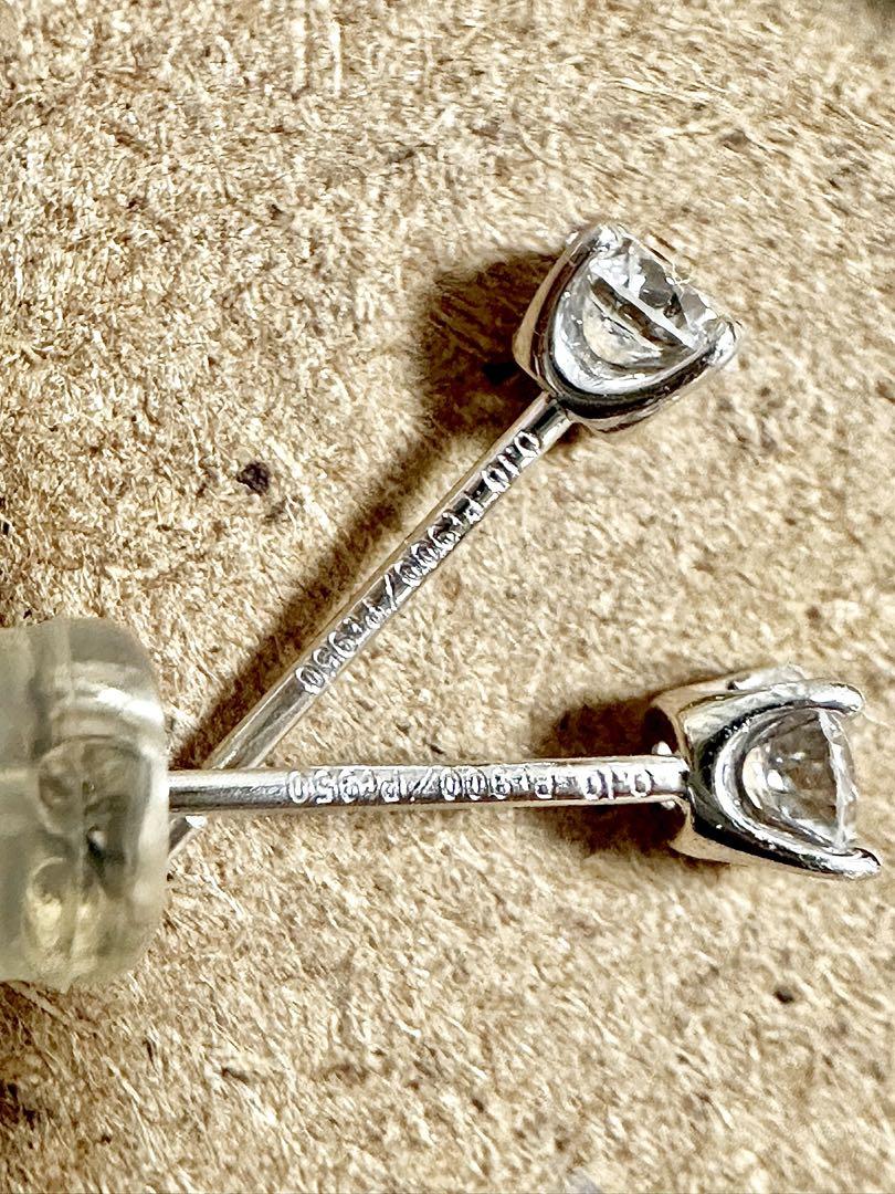 ヴァンドーム青山 プラチナ ダイヤモンド 計0.20ct キャトル ピアス レディース