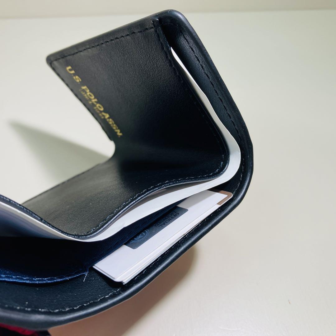かなちゃんU.S. POLO ASSN. 3つ折り財布 ピンク&グリーン
