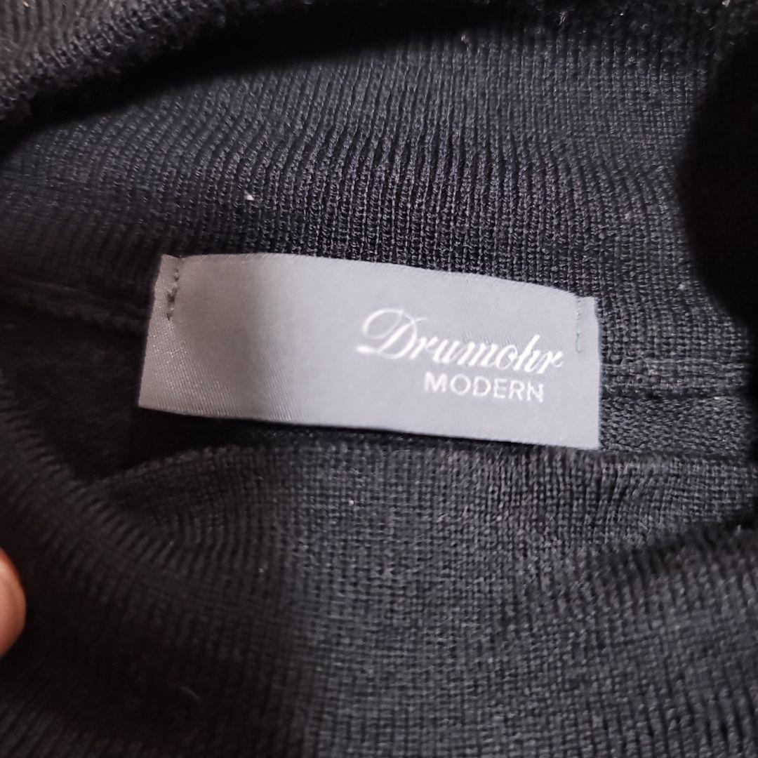 極美品　Drumohr modernfit 30ゲージ モックネックニット