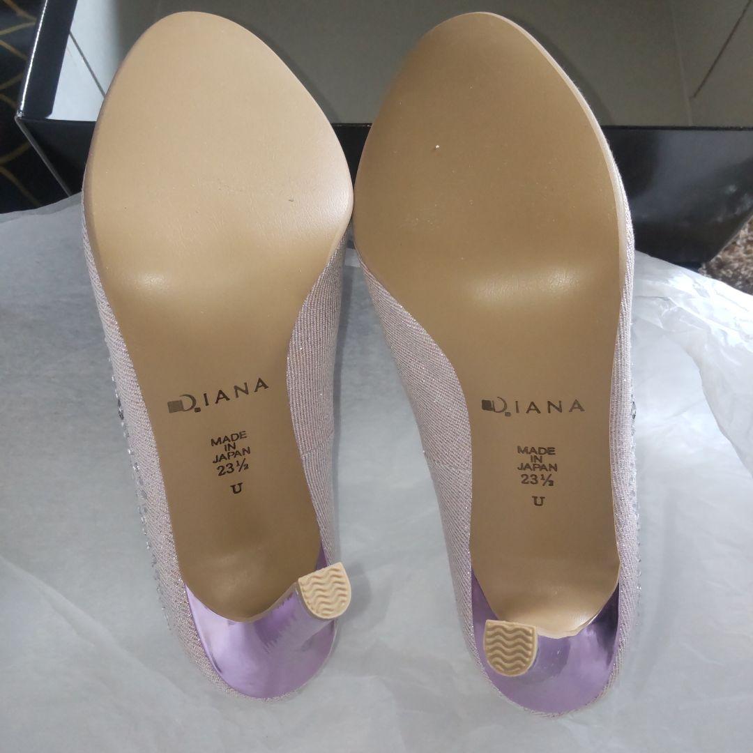 DIANA ダイアナ ラインストーンパンプス ディズニーコラボ 靴