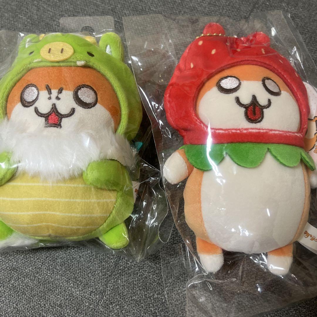 クソハムちゃん むにゅぐるみマスコット いちご｜むにゅぐるみ