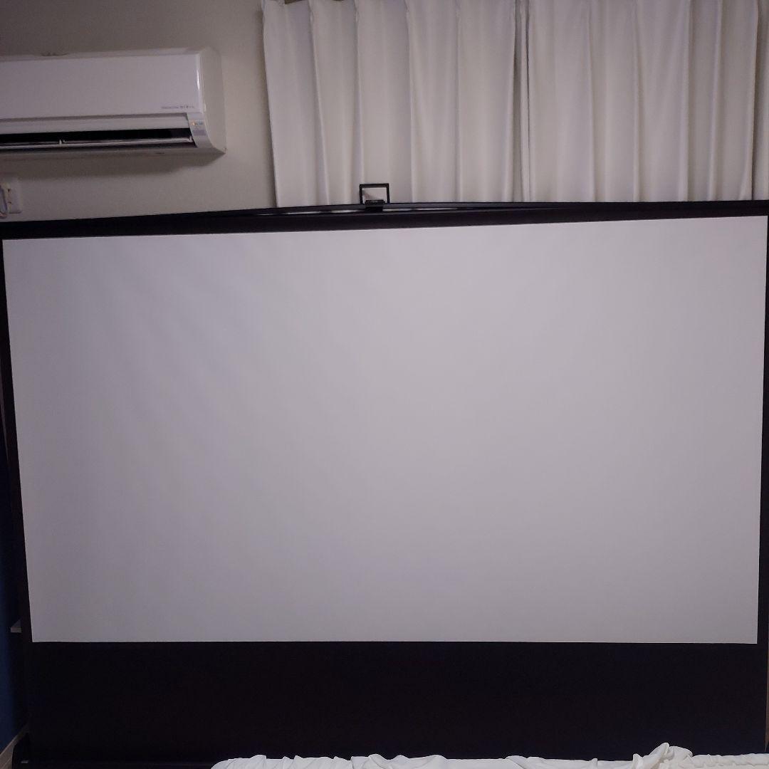 プロジェクタースクリーン 100インチ 自立式 4K フルHD