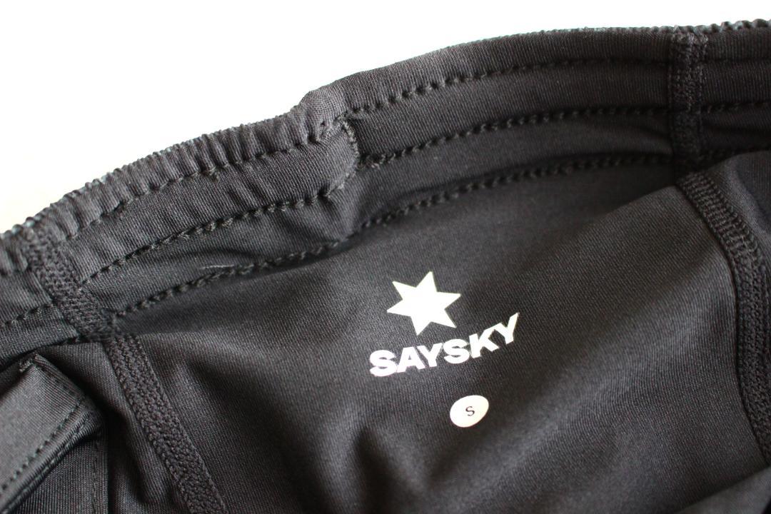【新品同様】メンズS 灰×黒　SAY　SKY　セイスカイ　ランニング　ランパン