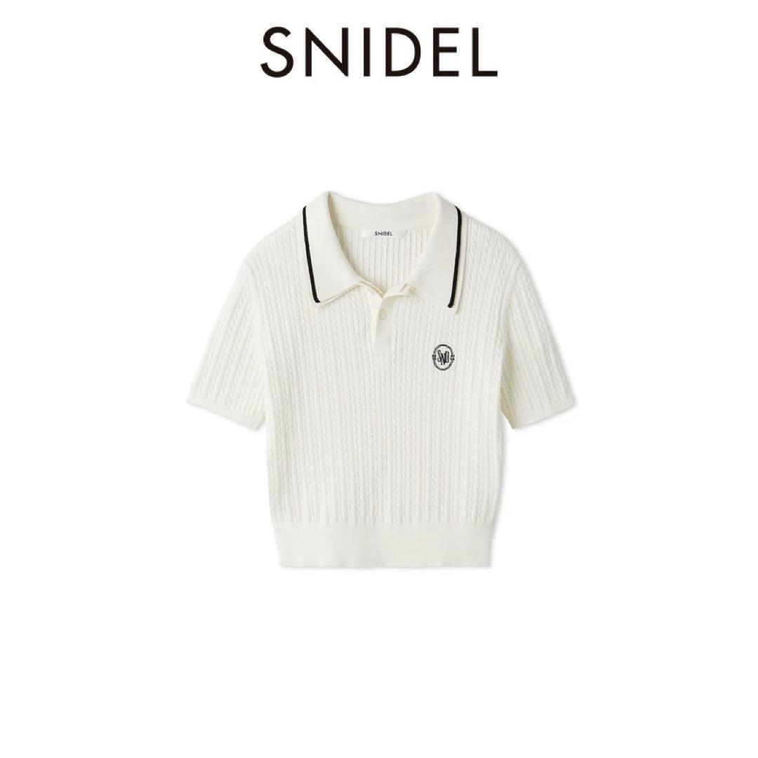 SNIDEL　ポロシャツ　PBEG　０サイズ Amazon.co.jp: snidelスナイデル アイボリー オーバーサイズ
