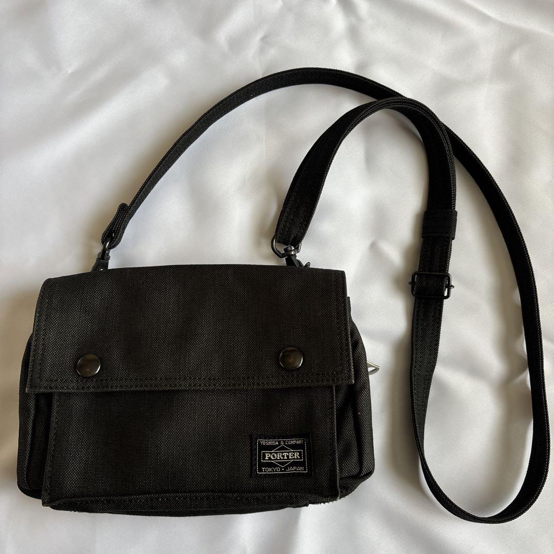 PORTER ブラック ショルダーバッグ