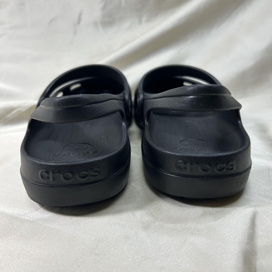 希少】crocs シャイナ メリージェーン ブラック W9 廃盤品
