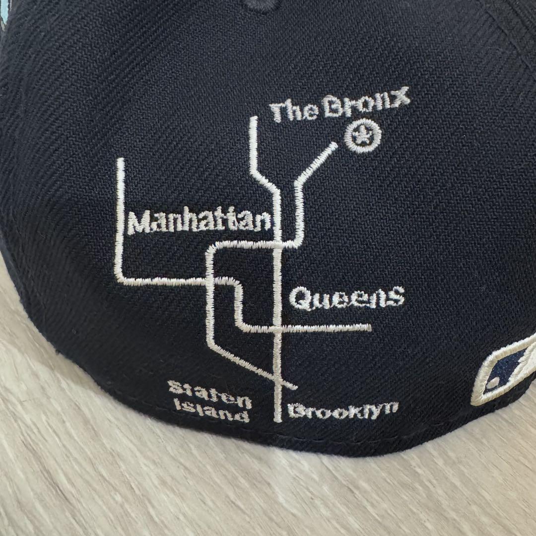 希少 NEW ERA ニューヨーク ヤンキース キャップ ネイビー キッズ Youth 9FIFTY ニューヨーク・ヤンキース ネイビー