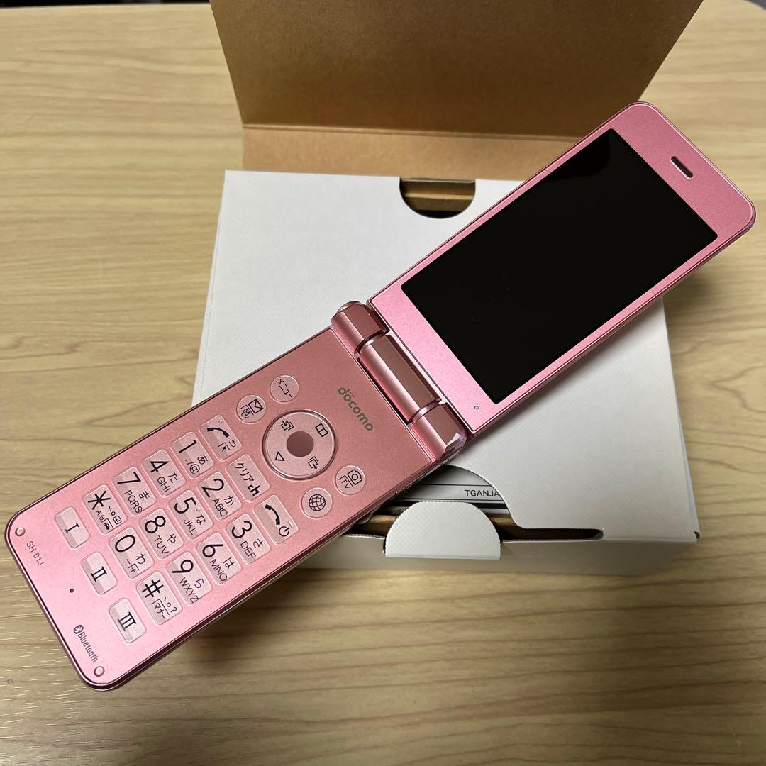 限定数のみ! DOCOMO SH-01J AQUOS らくらくホン - 携帯電話本体