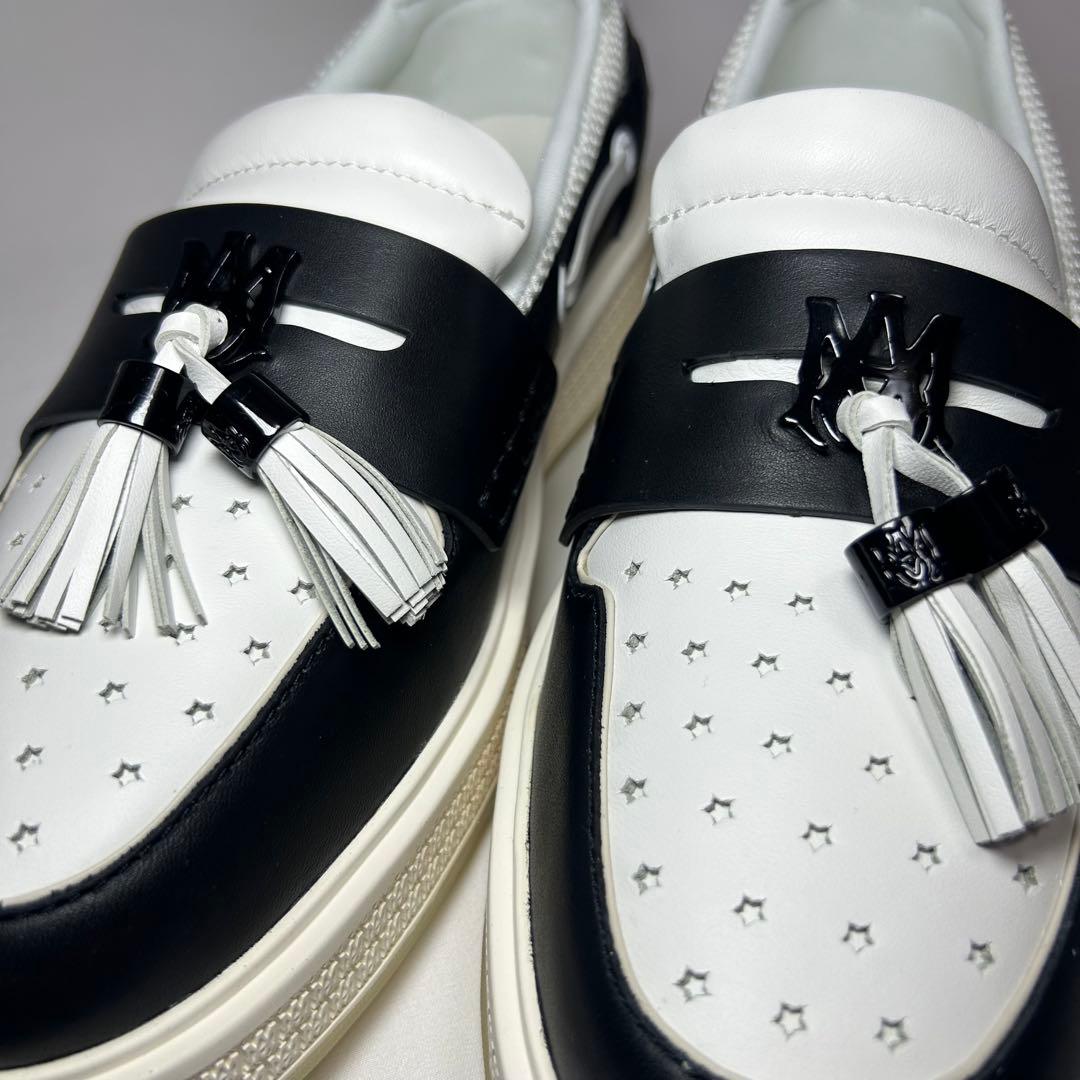 AMIRI タッセル付きスリッポン ブラック/ホワイト AMIRI タッセル付きスリッポン ブラック/ホワイト