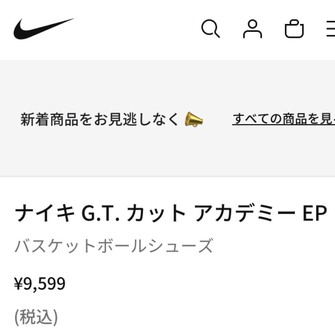 NIKE エアズームGT カットアカデミーEP