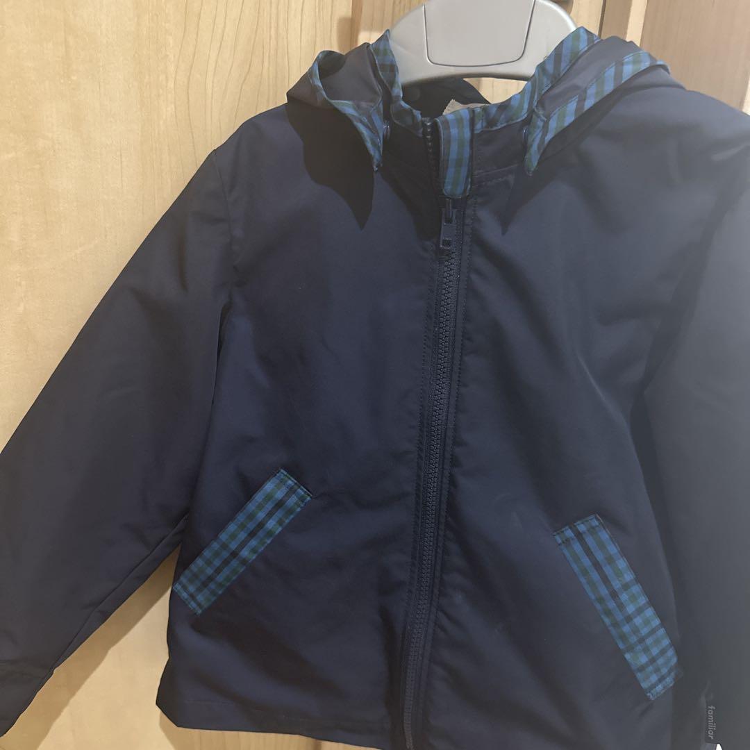 ファミリア　フード付きジャンバー　100【美品】