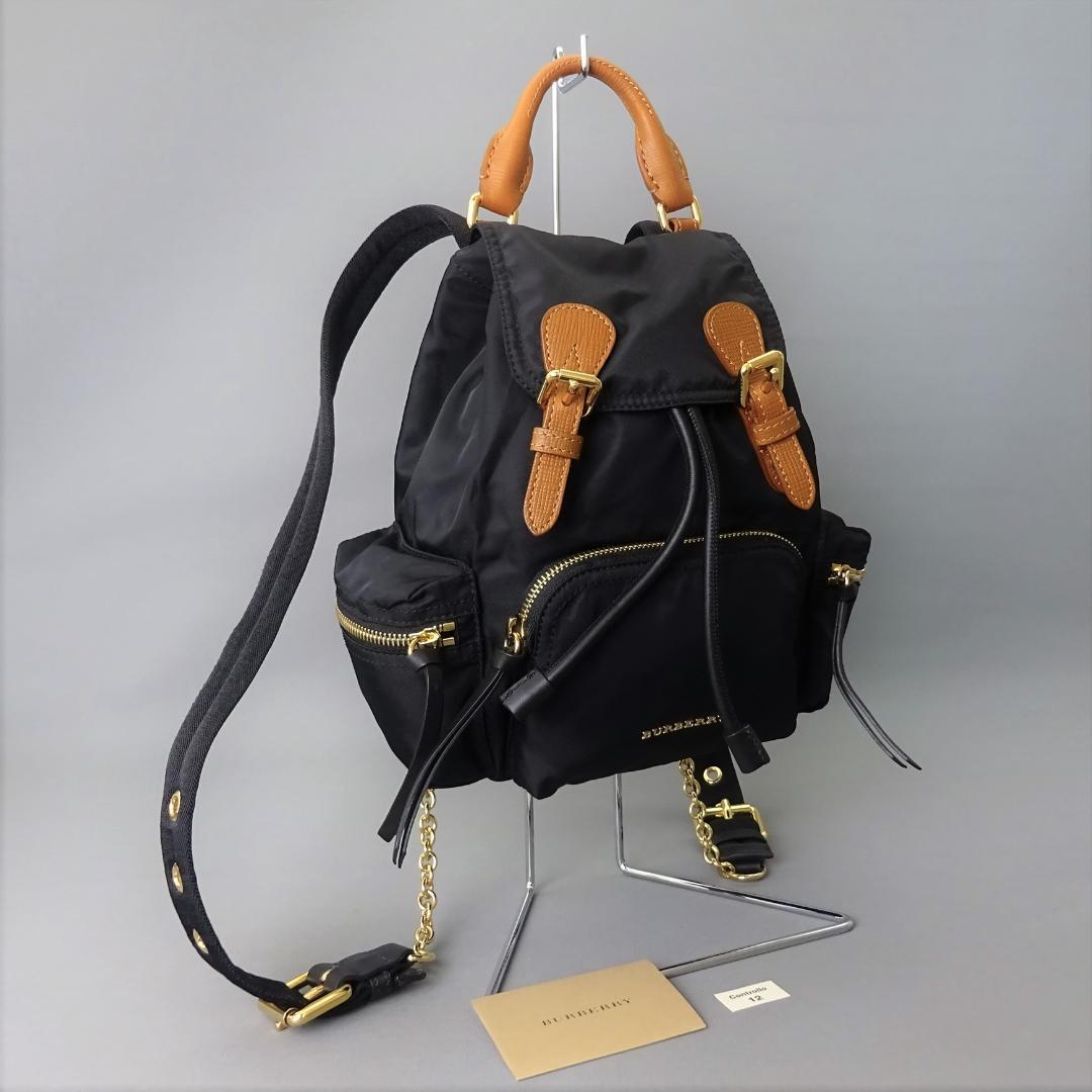 本物未使用■バーバリー■Sサイズ チェーンリュックサック バックパック バッグ