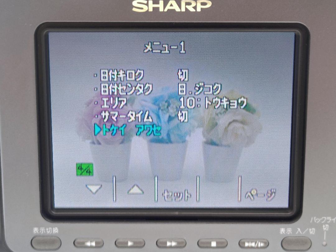 SHARP ビデオカメラ