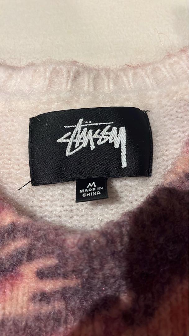 トップス STUSSY TIGRIS PRINT SWEATER 22aw