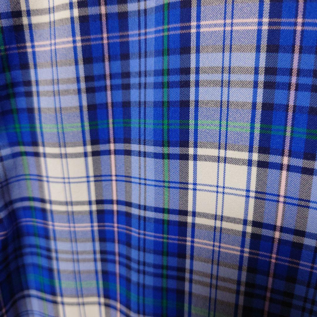 ⚫専用⚫②新品未使用 ラルフローレン 長袖チェックシャツ  ブルー系 160