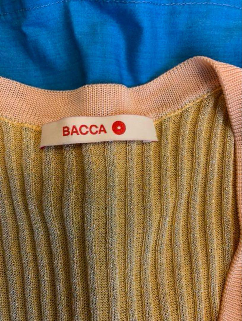 BACCAゴールドピンクサマーニット SUPER A MARKET BACCAゴールドピンクサマーニット SUPER A MARKET - メルカリ