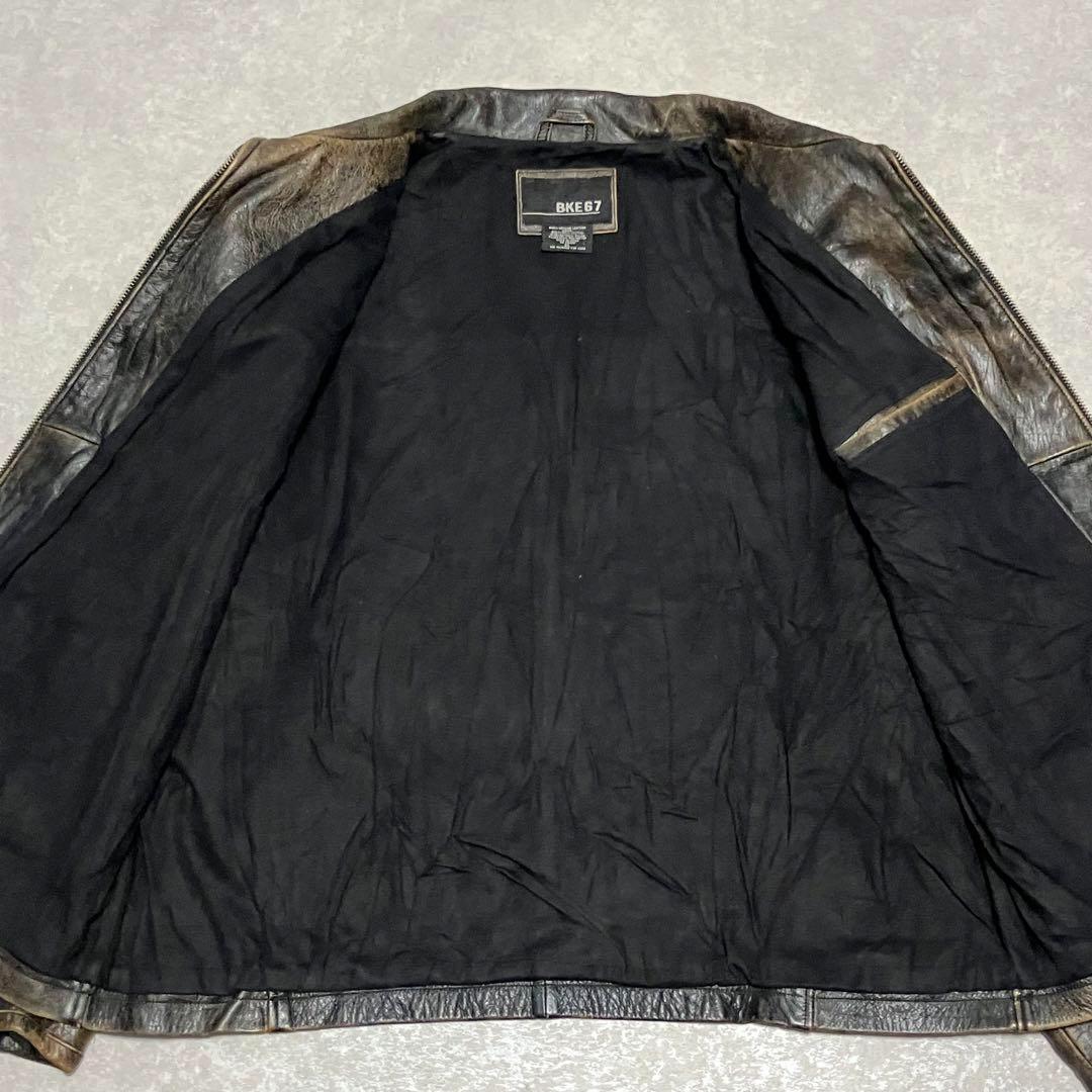 ジャケット・アウター 90s vintage leather jacket fade grunge