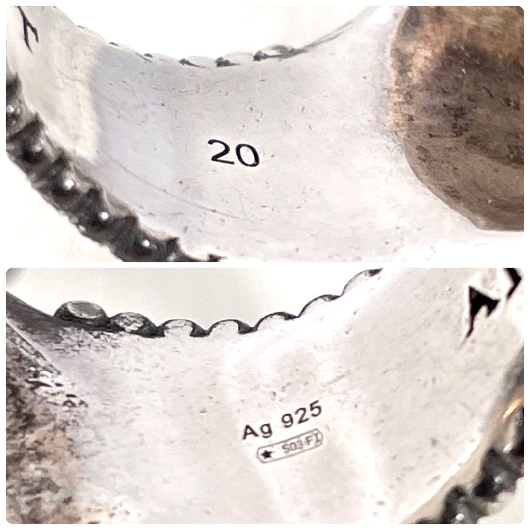 【箱・保存袋付き】GUCCI ラージタイプ　指輪　イーグルヘッドリング　402