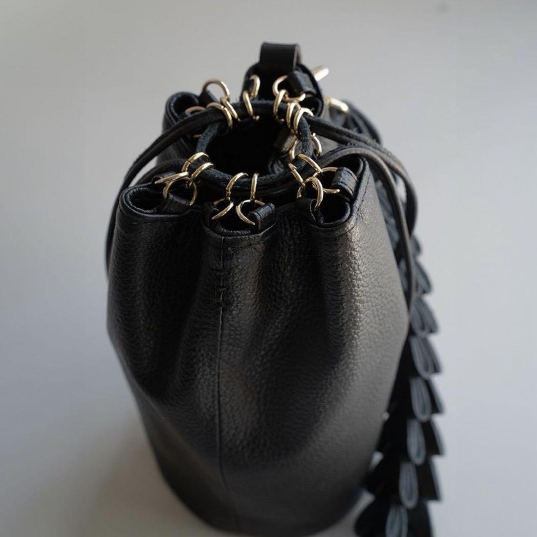 santaku 6way grain leather shoulder bag