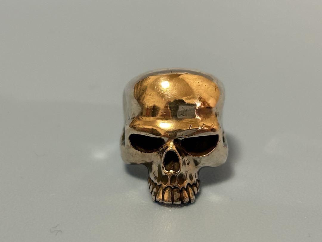 CRAZY PIG DESIGNS LARGE EVIL SKULL リング