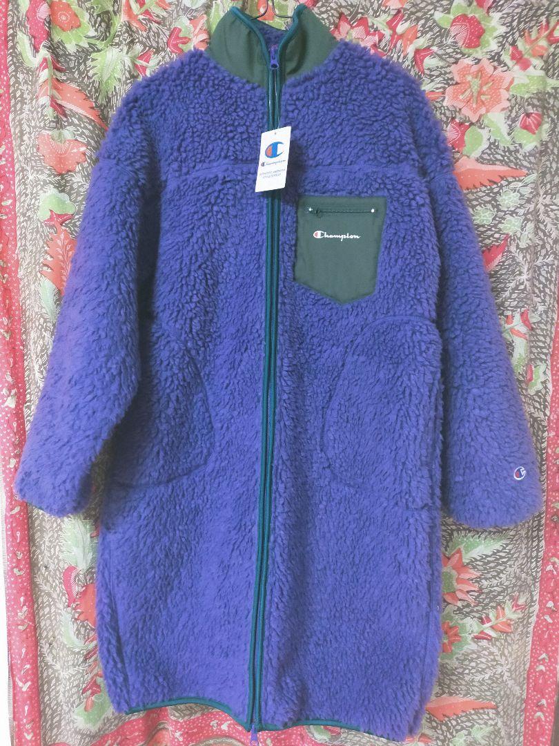 【新品】Champion　ボアフリースロングジャケット