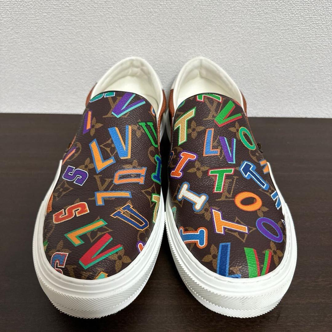 ルイヴィトン × NBA LVオリライン モノグラム スリッポン 7 1/2