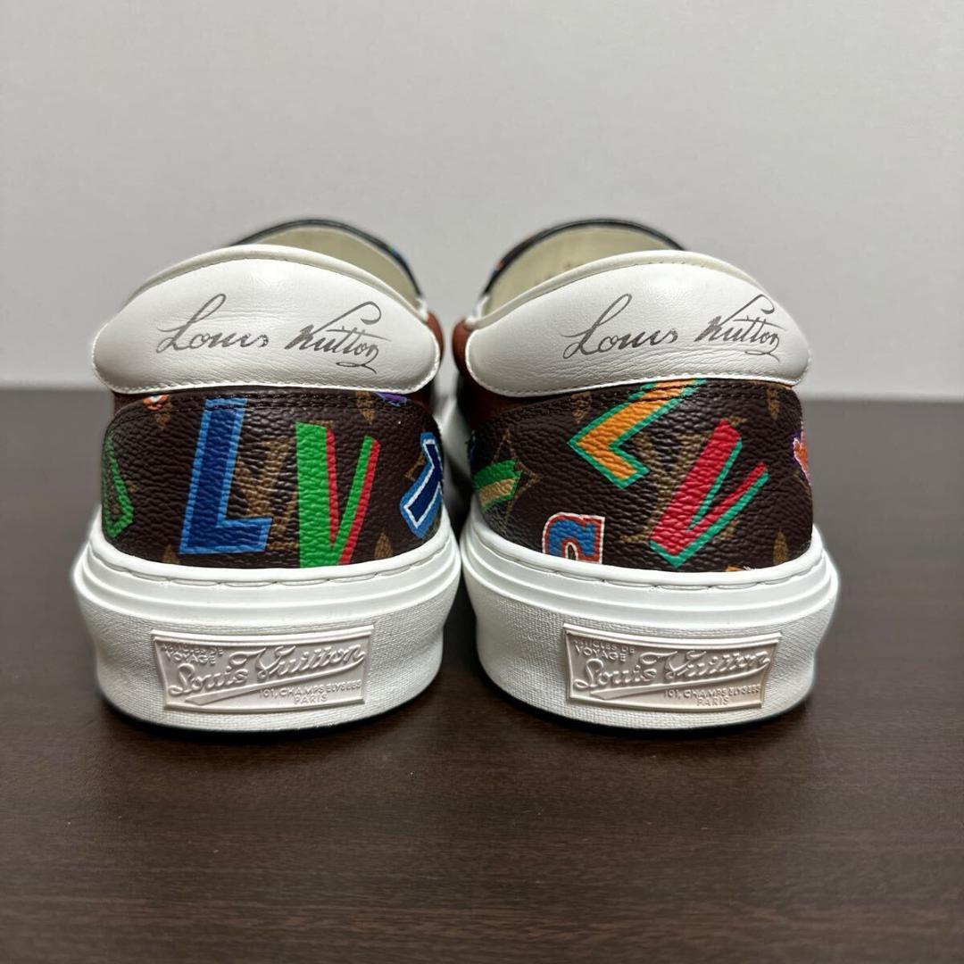 ルイヴィトン × NBA LVオリライン モノグラム スリッポン 7 1/2