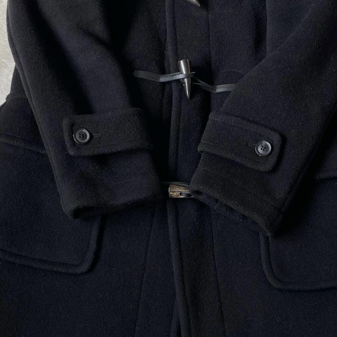 美品✨【ロンドントラディション】近年モデル/英国製/ロング丈/ダッフルコート/黒