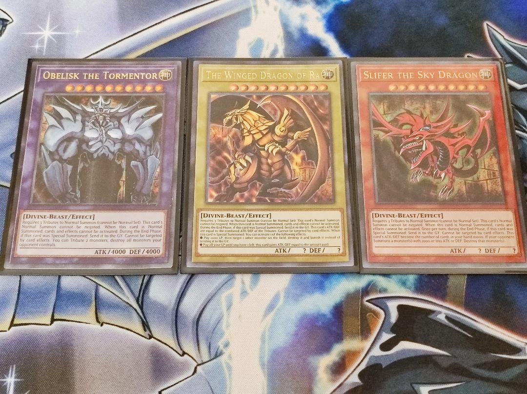 格安2022 遊戯王 三幻神 レリーフ 6xrjt-m49923017153 3連スクリューダウン 定番超激得