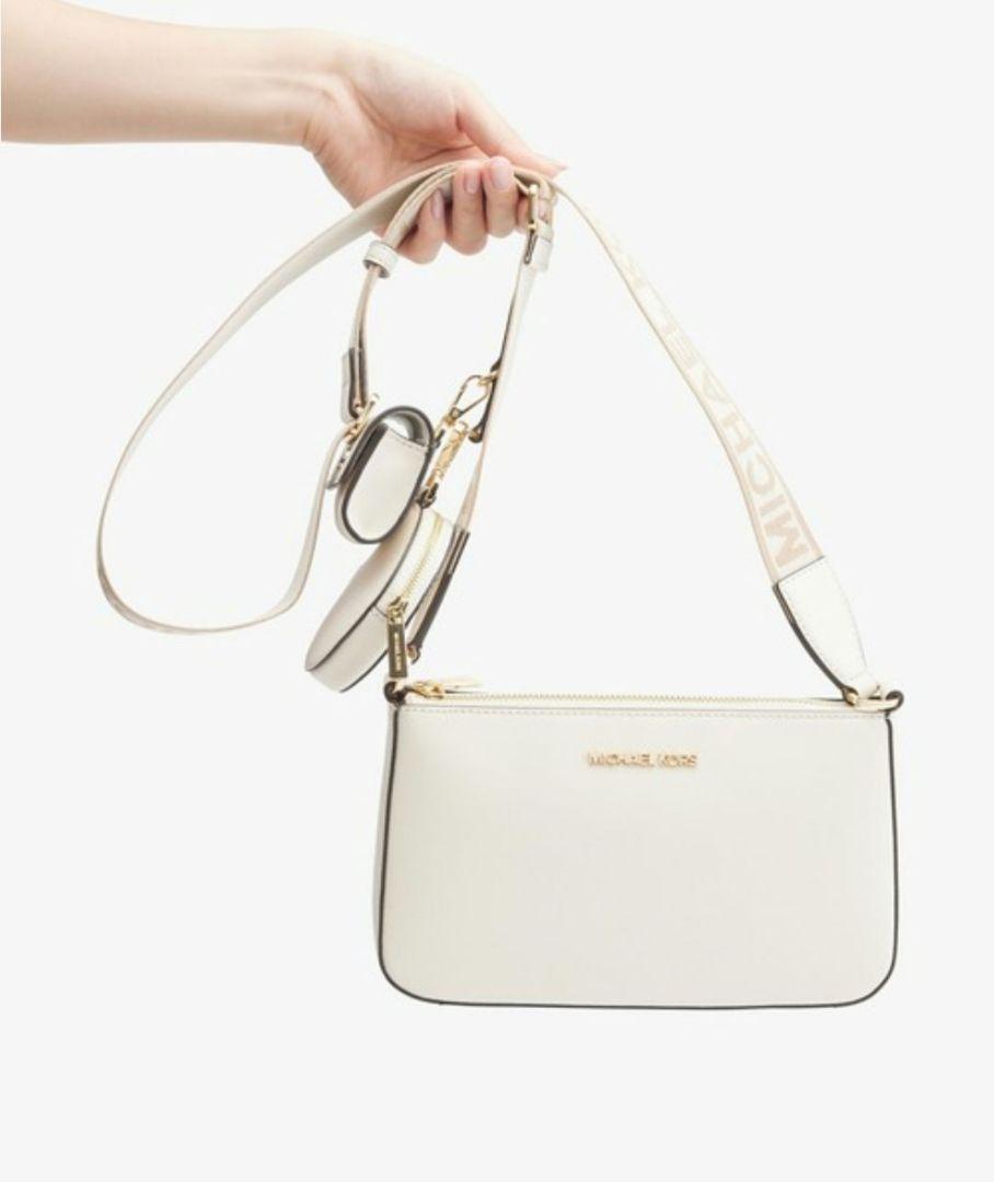MICHAEL KORS ベージュ ショルダーバッグ　クロスボディ