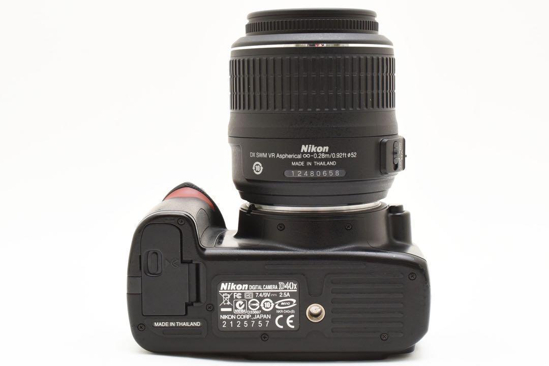 【送料無料】 ✨軽量コンパクト✨嬉しい手振れ補正✨Nikon D40X ニコン デジタルカメラ
